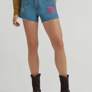 Wrangler x Lainey Wilson Embroidered Cowboy Shorts